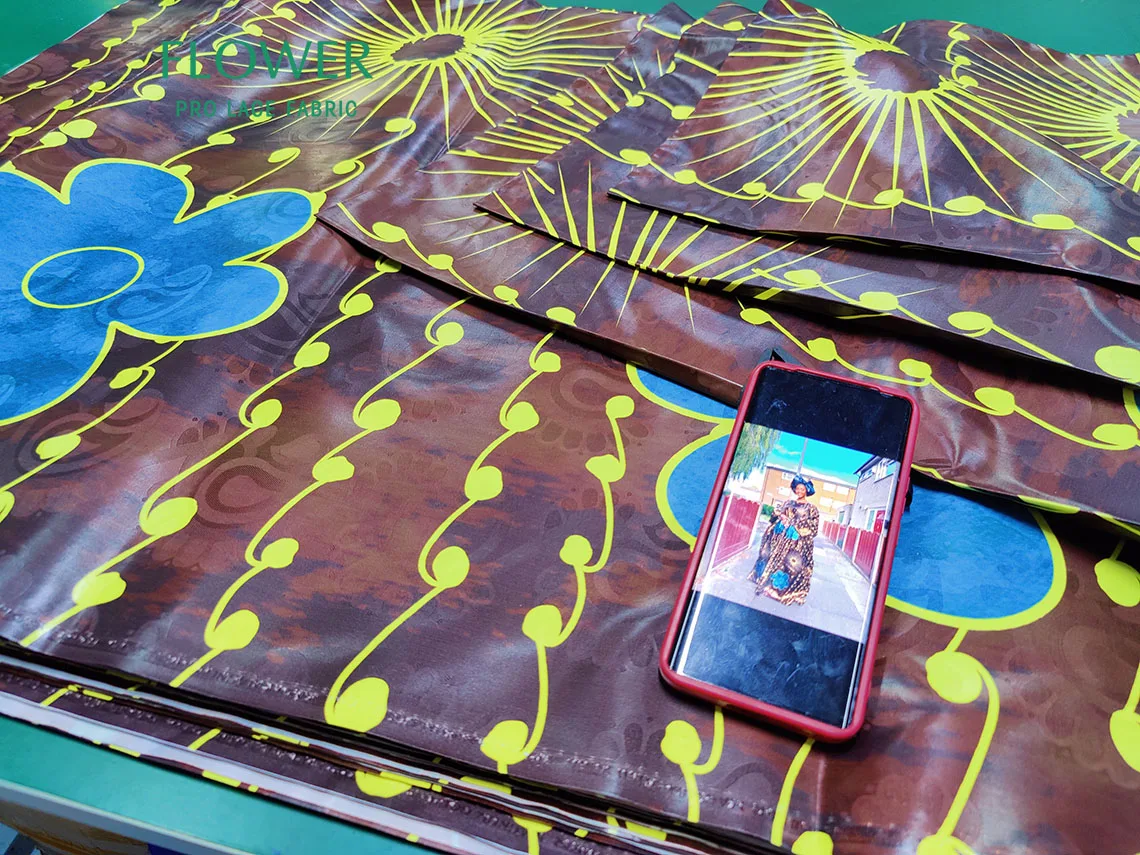 Оригинальный Печатный 160 см базин богатый для африканских Гвинеи женский