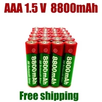 2022 new 1 5v aaa rechargeable battery 8800mah aaa 1 5v new alkaline rechargeable batery for led light toy mp3waitfree shipping