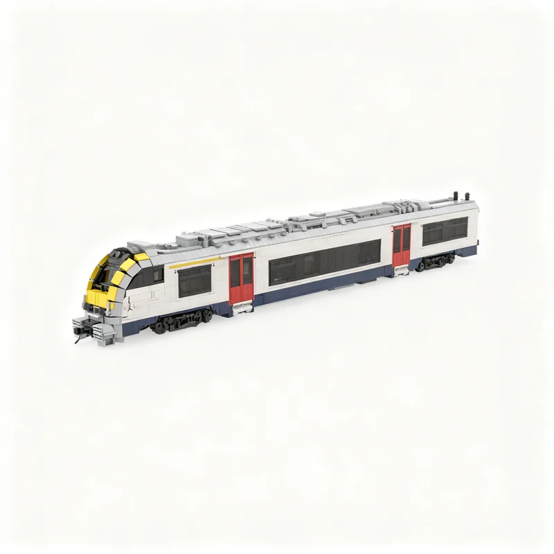 Фото 7136 деталей MOC, модель городского поезда Siemens Desiro класса 08, Бельгия, строительные блоки, игрушки, архитектура, рождественский подарок, конструктор. №3