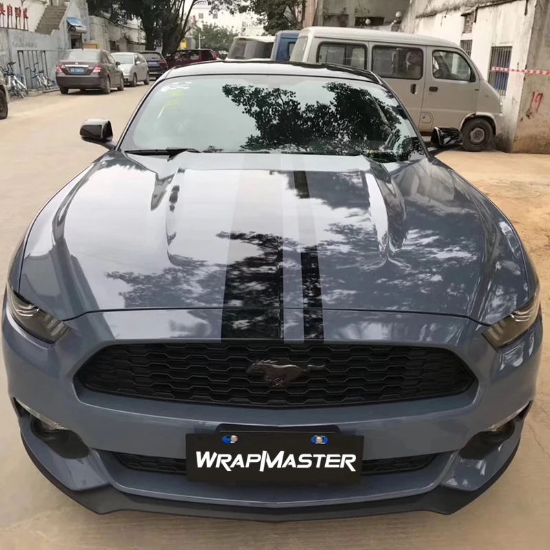 Wrapmaster 5*56ft ПЭТ супер глянцевые цементно-серые обертывания для всего тела