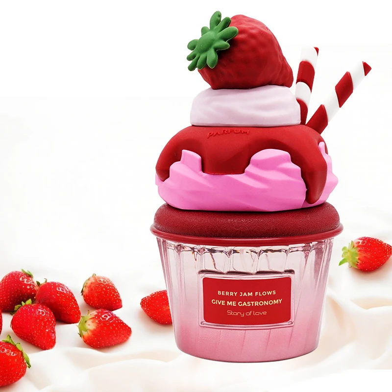 Фото Высококачественные духи, креативные духи для мороженого, печенье, шоколада, клубники, ванили, аромат для гурманов, долговечная роскошная туалетная вода №4