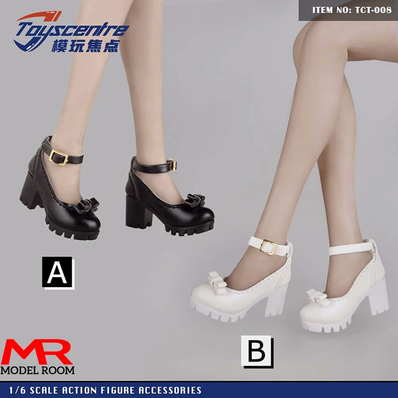 

Toys sentre TCT-008 1/6 Scale Female High Heels Hollow Shoes Model Fit 12'' BJD Soldier Action Figure Body Dolls