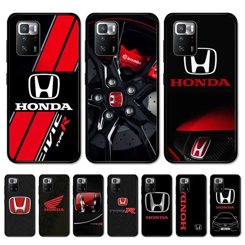 

Sport-H-Hondas-Car Phone Case for Redmi Note 8 7 9 4 6 pro max T X 5A 3 10 lite pro coque