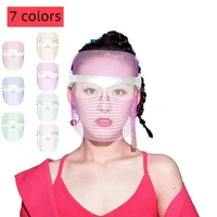 7 colors led light therapy facial mask photon instrument anti aging anti acne wrinkle removal skin tighten beatuy spa treatment