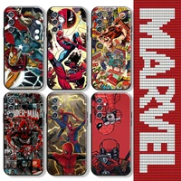 marvel spiderman comics for samsung m11 m12 phone case back funda coque carcasa silicone cover black