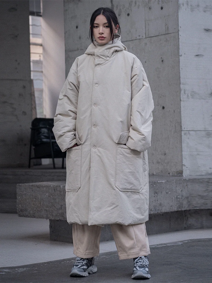 Новая зимняя Женская парка большого размера Cakucool в Корейском стиле средней длины