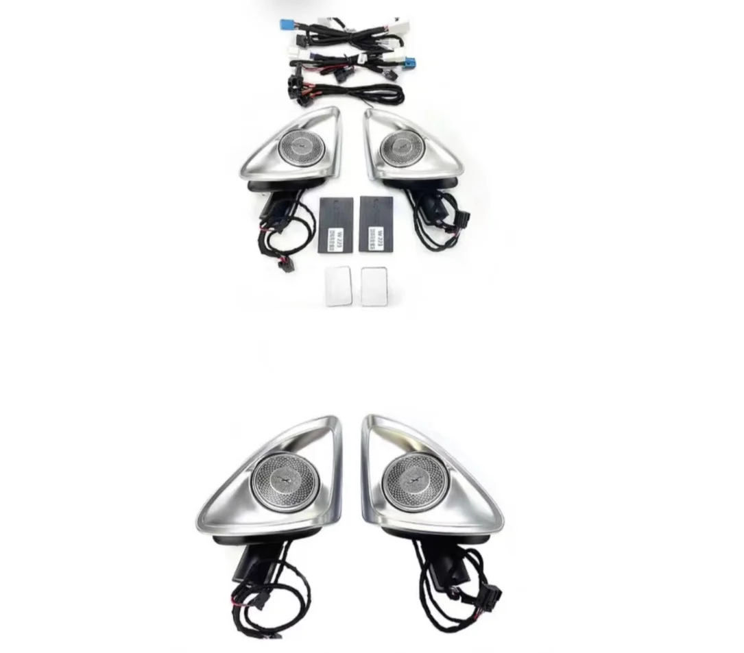 

4D Rotation Glow Tweeter Speaker For Benz W222 W205 W213 X253 W167 GLC E S C Loudspeaker LED Treble Audio Trumpet Horn