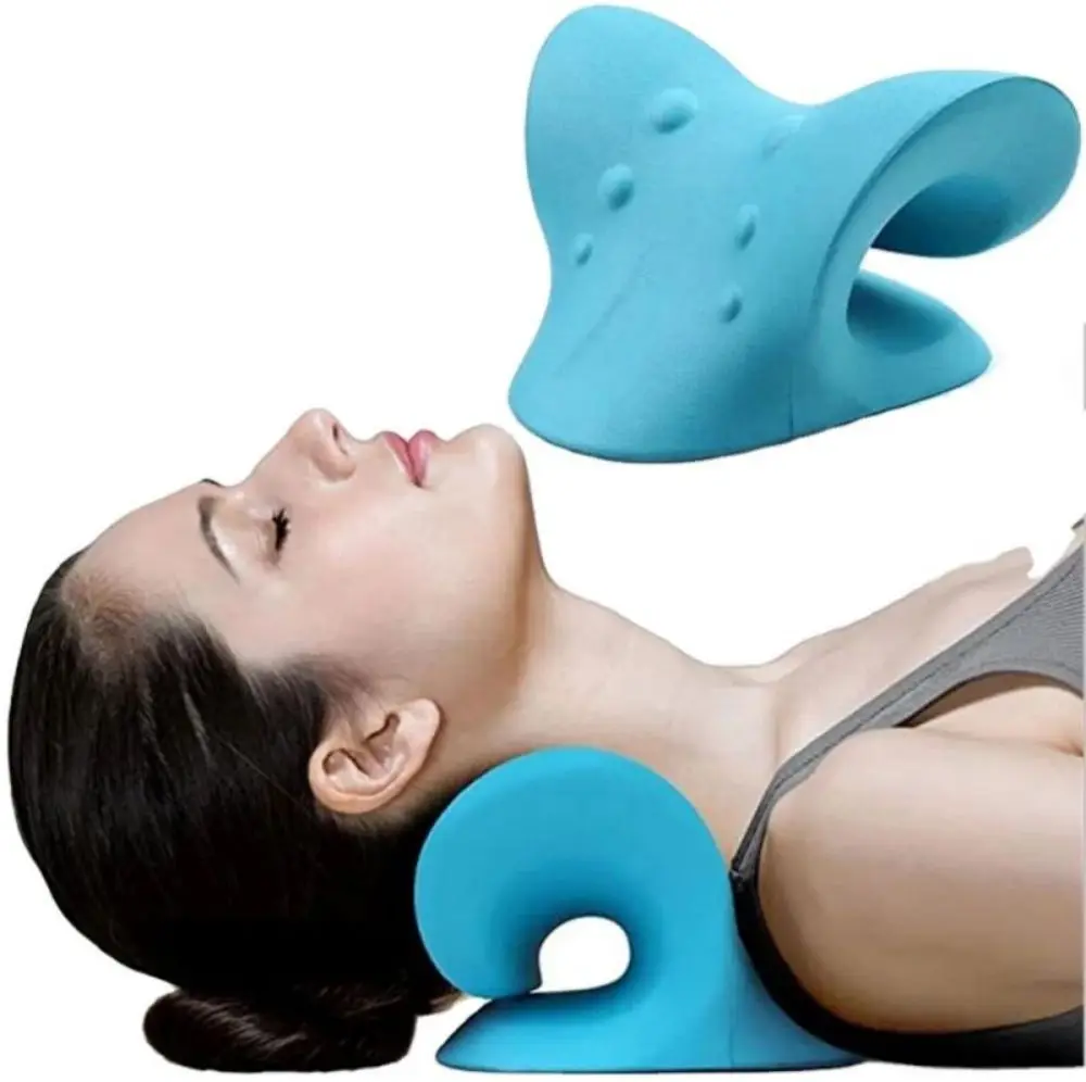 

Relaxer Cervical Chiropractic Relaxation Traction Neck Spine Correction Cushion for Back Relieve Pain Pillow Massager Massage