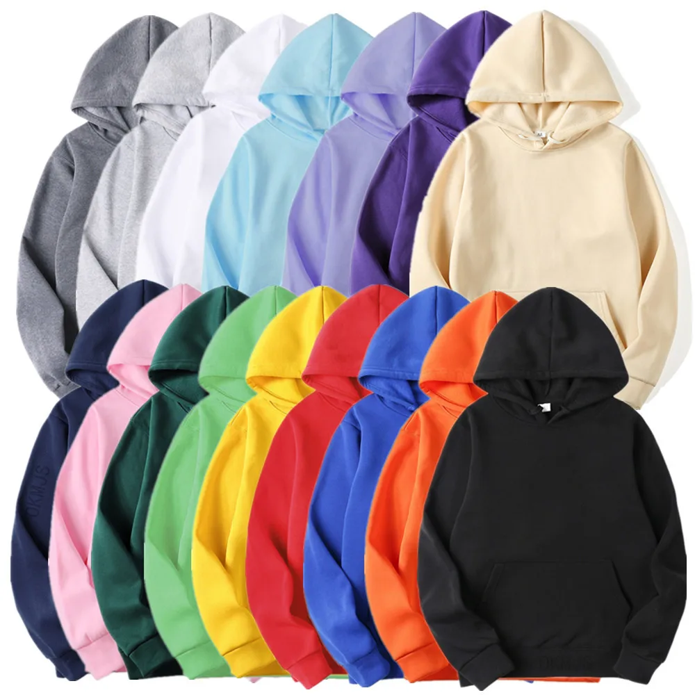 

Fashion Men's Women's Hoodies Spring Autumn Winter Casual Sweatshirts Men Top Solid Color Hoodie Sweatshirt Male