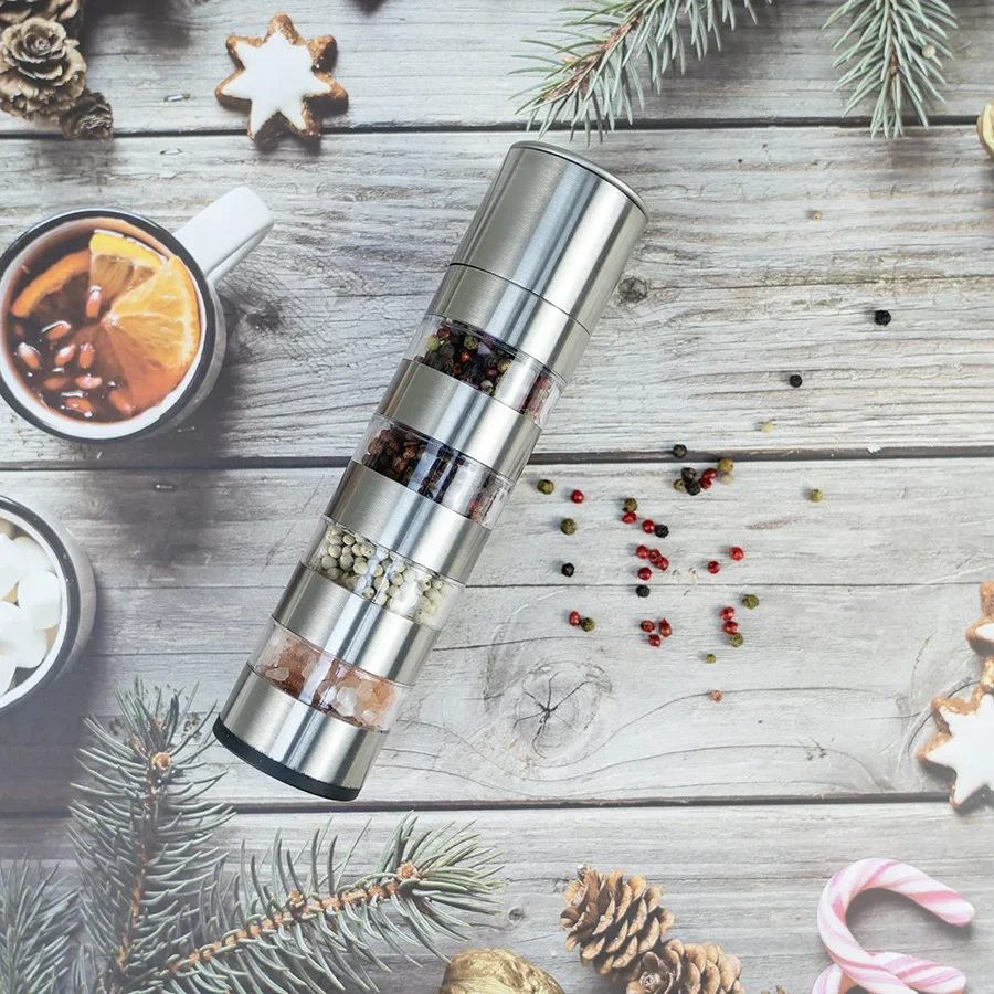 Экологичная ручная мельница для соли и перца из нержавеющей стали от Towayer