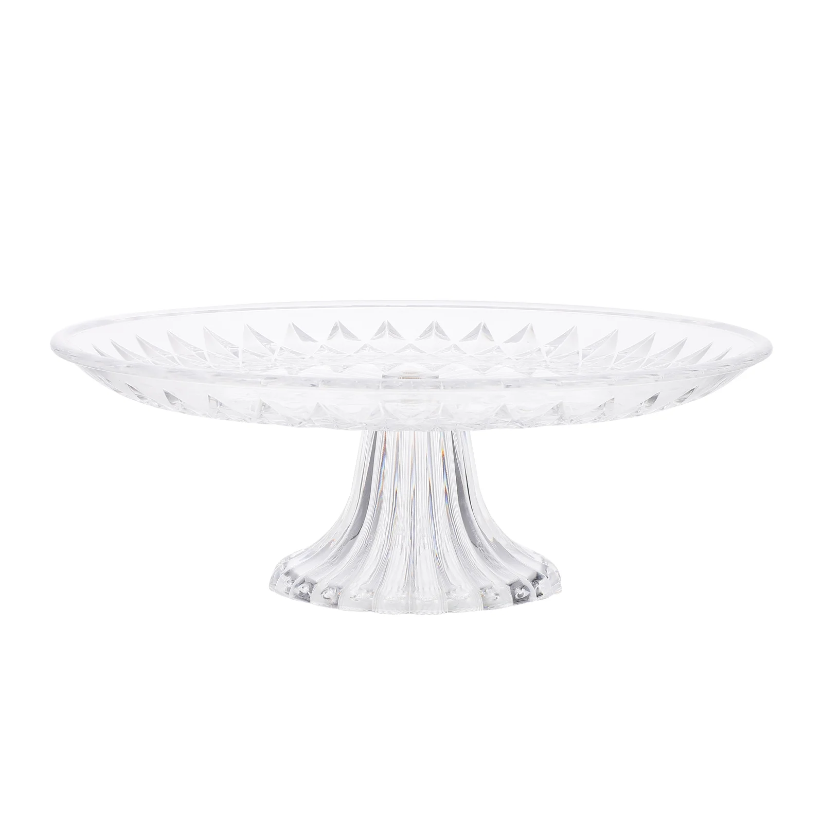 

Cake Stand Serving Fruit Display Dessert Holder Cupcake Platter Tray Bowl Plate Footedtransparent Acrylic Round Tower Bowls Dish