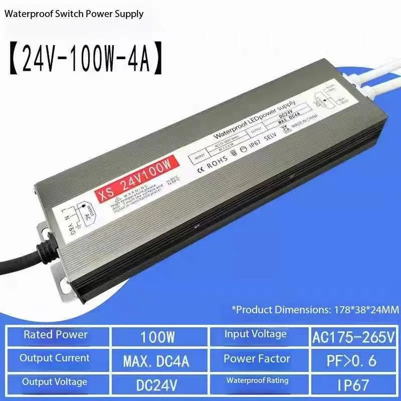 

Водонепроницаемый трансформатор освещения 36-400Вт