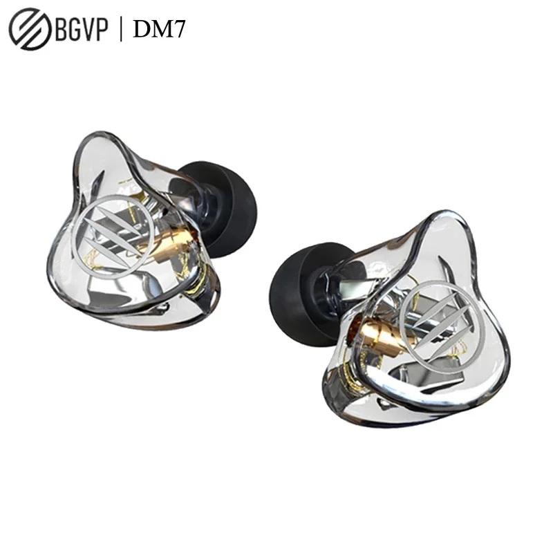 

BGVP DM7 6BA Knowles Sonion Drive Unit HiFi Headphone High Resolution Monitor Customizable IEM With MMCX Detachable Cables Bass
