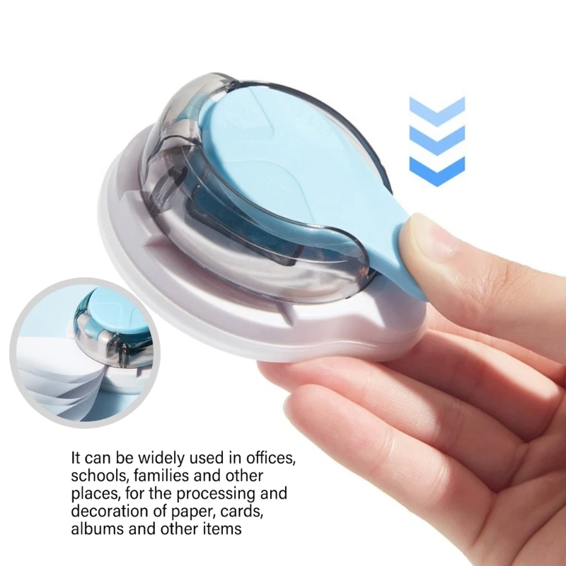 Профессиональный трехфункциональный угловой круглорезак дырокол