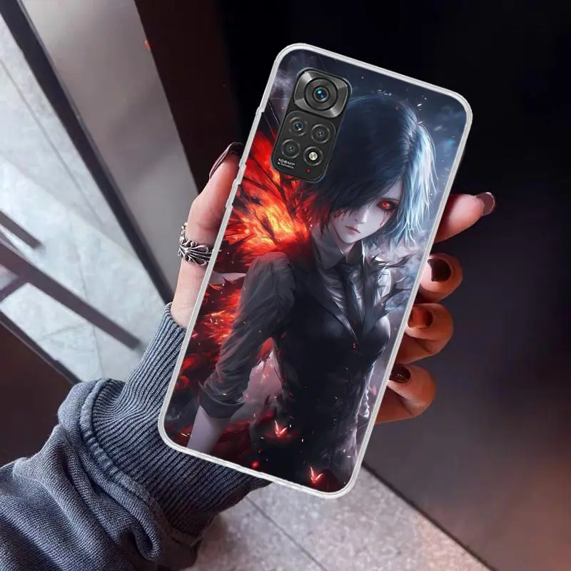 Чехол для телефона G-Ghoul Tokyo Touka Kirishima Xiaomi Poco X3 X5 X6 X7 Pro X4 Nfc F6 F5 F4 Gt F3 M5 M5S M4 M3 F2 F1 Soft TPU Back
