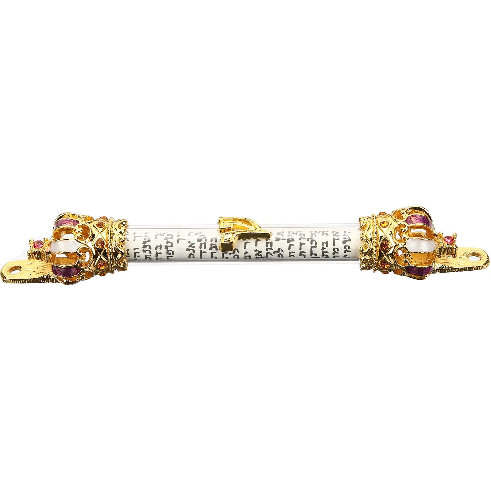 Мезуза для домашней двери металлический еврейский декор прокрутка с правой