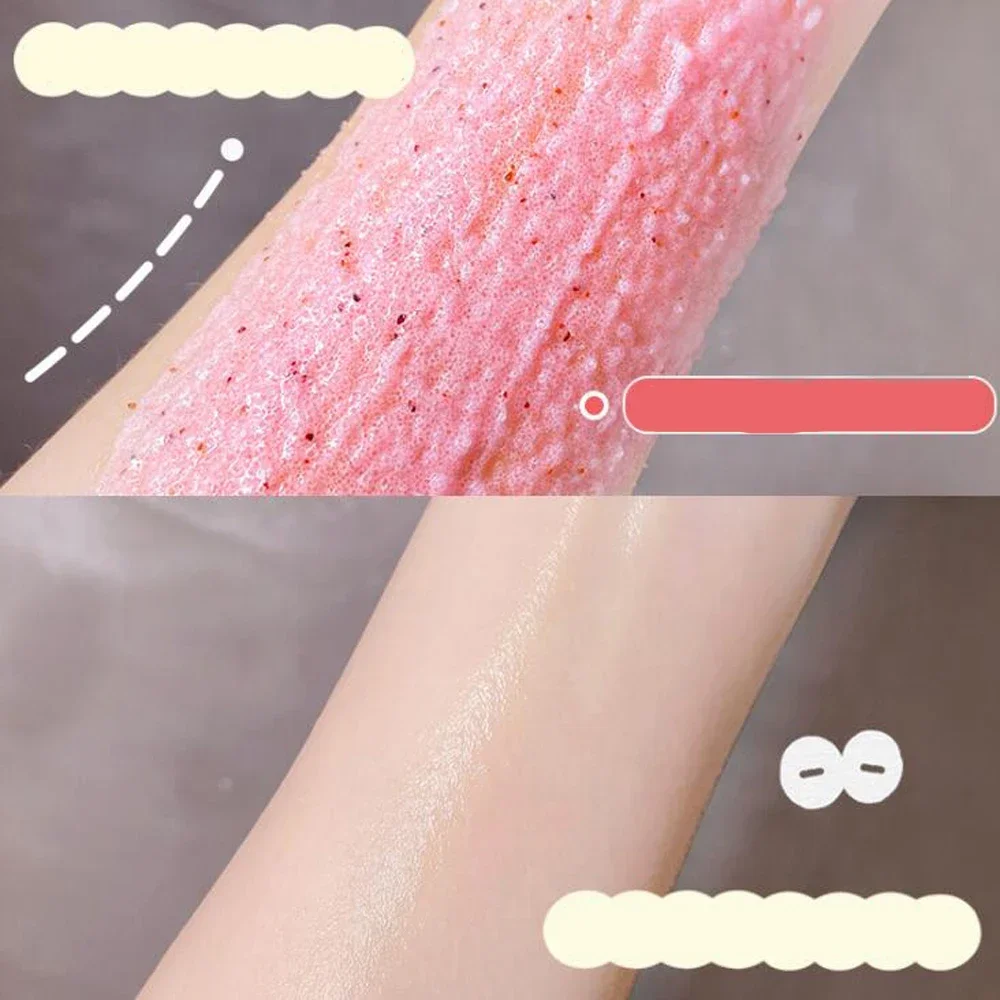 Скраб для тела с большой бутылкой 350 г отшелушивающий Увлажняющий скраб