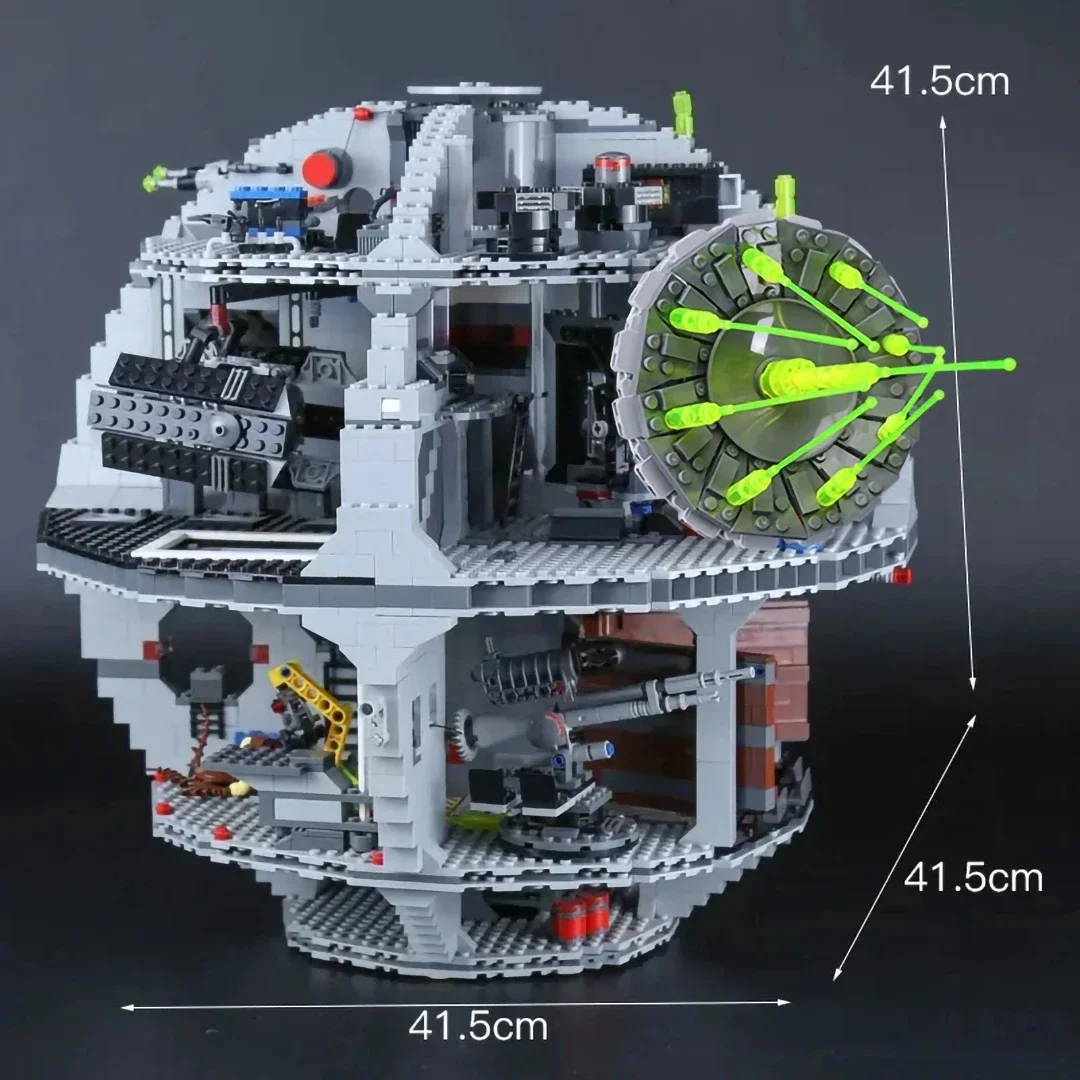 Светодиодные фонари Быстрая доставка DS-1 Платформа MOC Дисплей Death Star Great Ultimate
