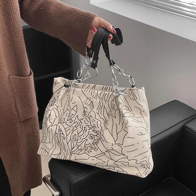 Ladies High Quality Leather Shoulder Bags For Women Long Silver Chain Shoulder Bags Luxury Designer Handbag Purses And Handbags