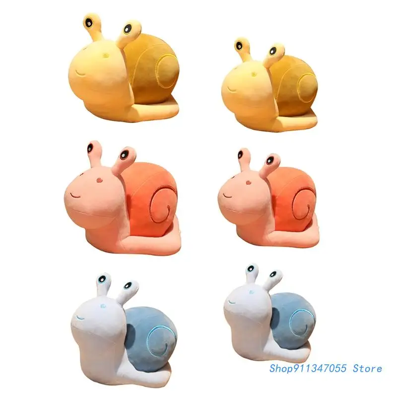 

Новинка, игрушка для девочек, плюшевые игрушки в виде улитки, Мультяшные мягкие игрушки для куклы, украшение для дома, Прямая поставка