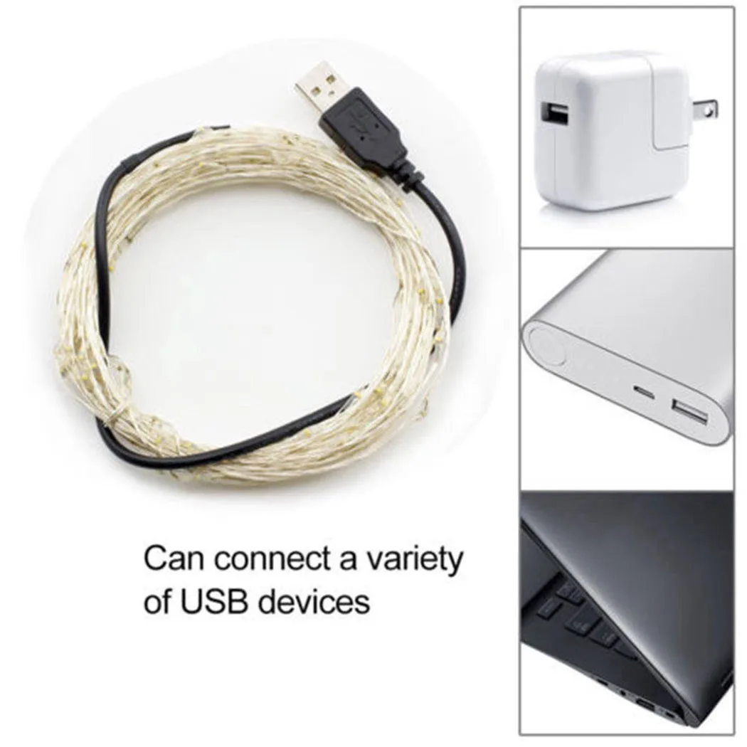 

Светодиодная Водонепроницаемая гирлянда с питанием от USB