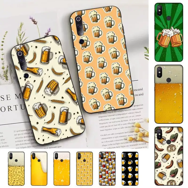 

Beers Alcohol Phone Case for Xiaomi mi 5 6 8 9 10 lite pro SE Mix 2s 3 F1 Max2 3