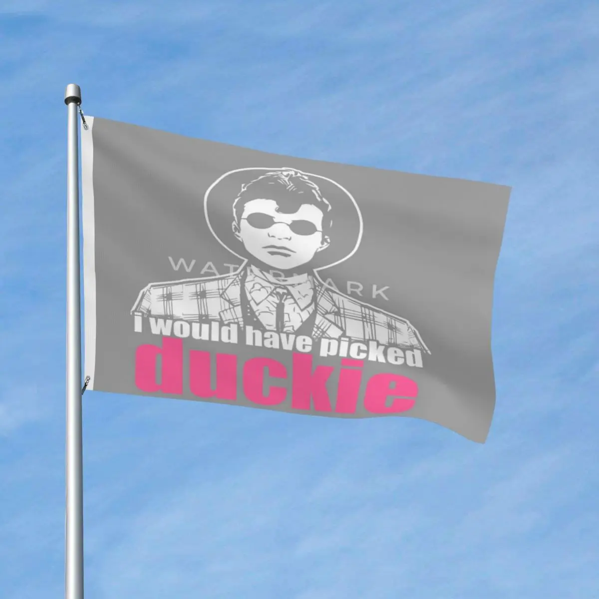 

Duckie-duckie-i-могли-выбрали-duckie Flag современные декоративные яркие цвета мягкая ткань легкие изящные несколько стилей