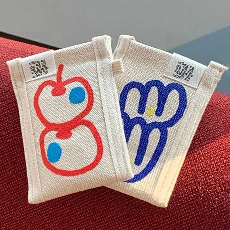 

1 шт. двухслойный анти-размагничивающийся набор карт тюльпан яблоко граффити держатель карт для студентов еды карта доступа для документов автобусные карты кошельки