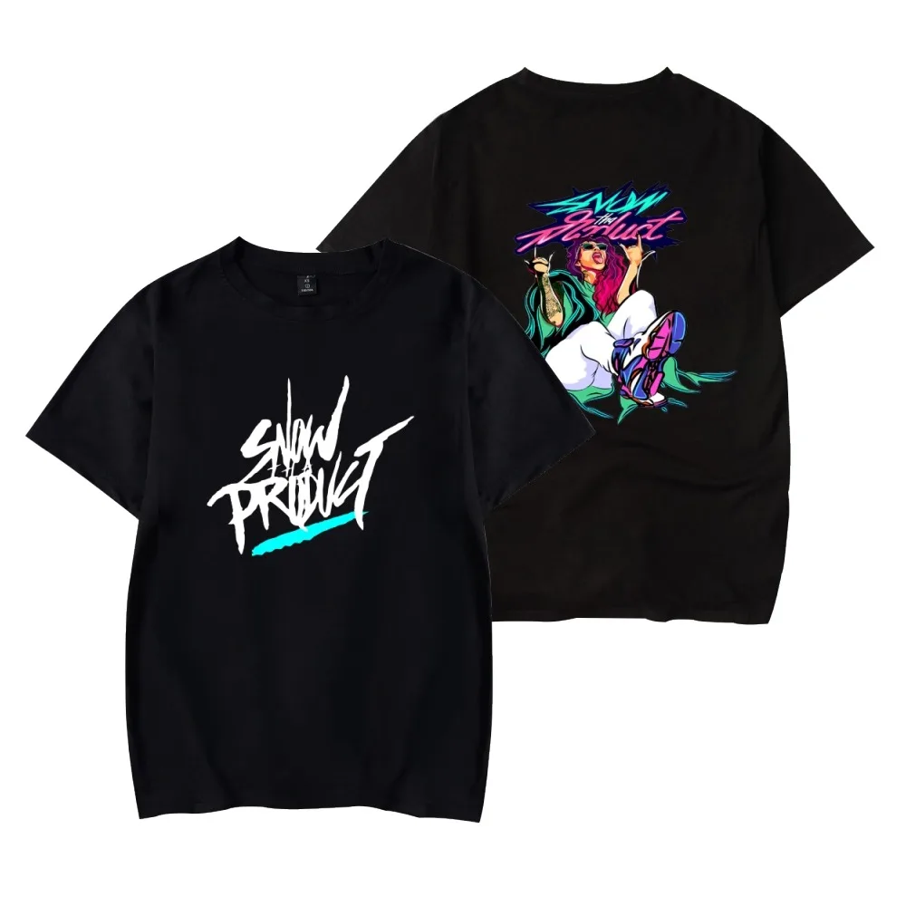 

Snow Tha Product Tshirt Round Neck Short Sleeve Women Men T-shirt Harajuku Streetwear 2022 Casual Style Hip Hop Youthful Clothes