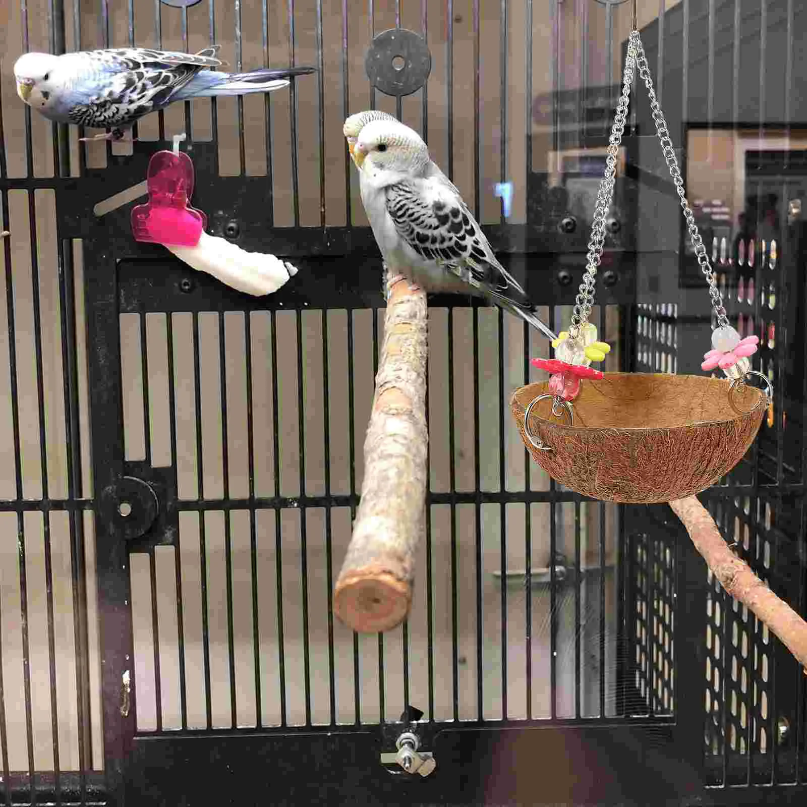 

Outdoor Swing Set Hanging Birdhouse Hanging Birds Hide House Hanging Parrot House Parrot Bird Bed Parakeet Nesting Box