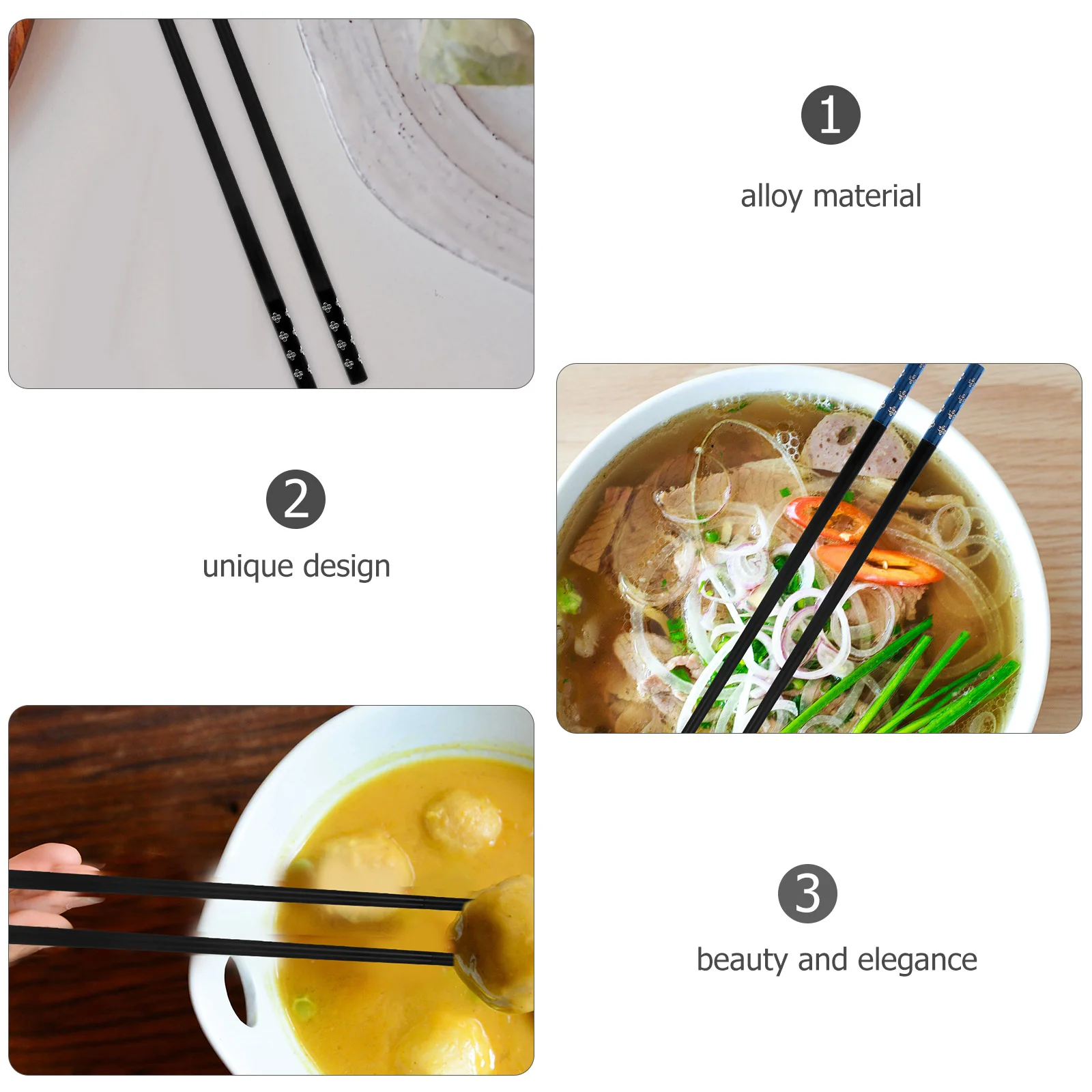 10 пар палочек для еды из сплава стекловолокно китайский стиль цветение сливы