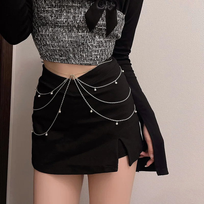 

Женский ремень для танца живота, с жемчугом