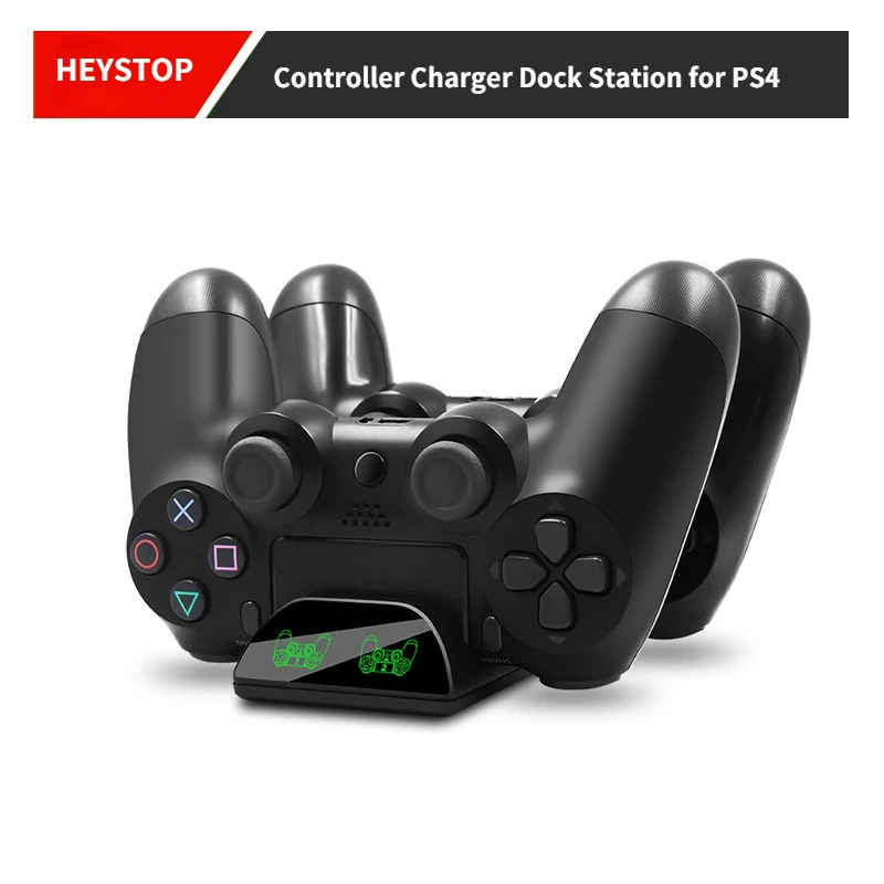 

Controller Charger Dock Station for PS4 Dual Fast Charging Stand with Status Display for Play Station 4/PS4 Slim/PS4 Pro