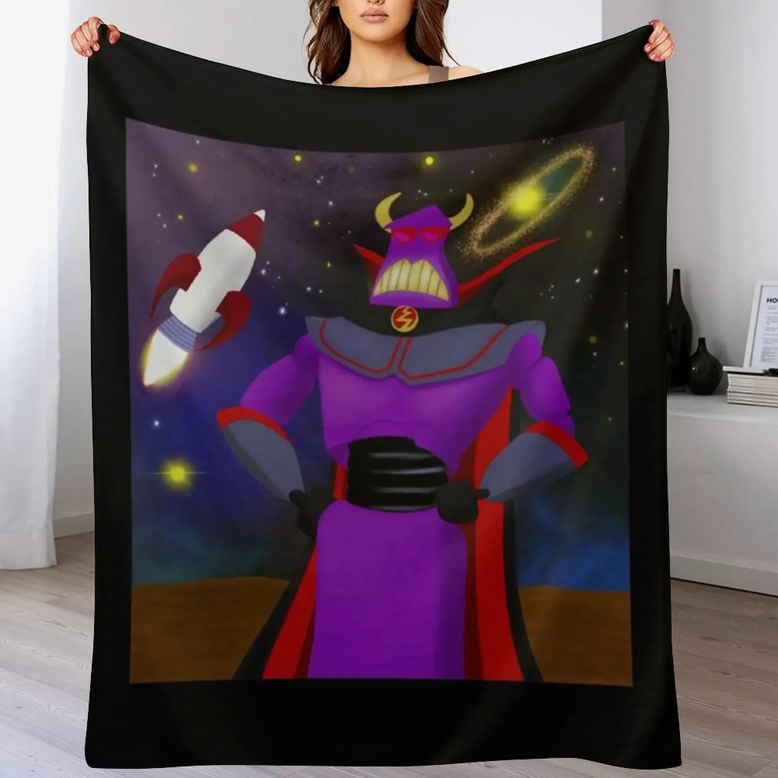 Фото Плед Zurg: Теплое плюшевое пушистое одеяло для гостиной №1
