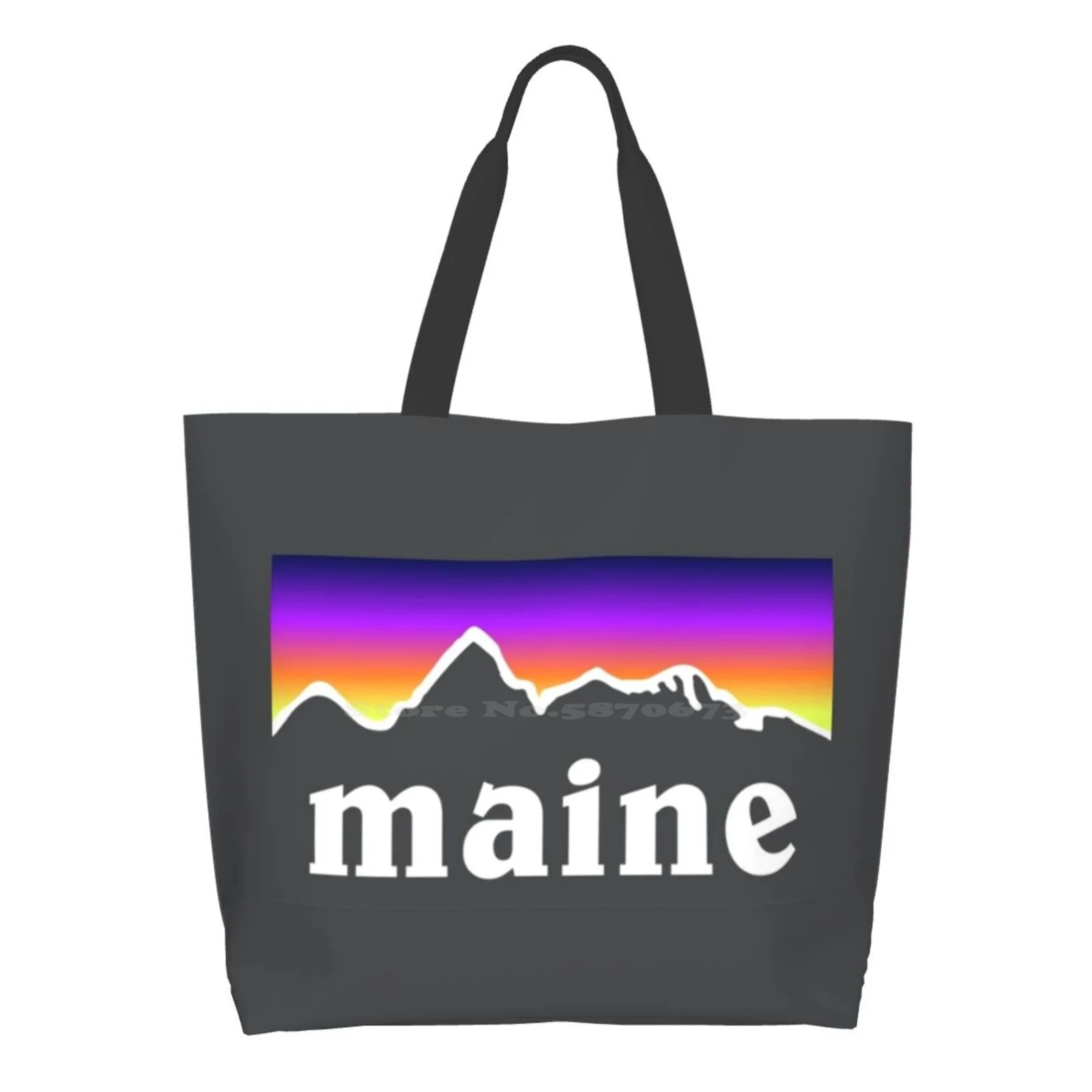 

Maine Mountains Outdoor Hiking Lobster Acadia National Park Sugarloaf Bar Harbor State Flag Sunset Gift Ideas Designer Handbags
