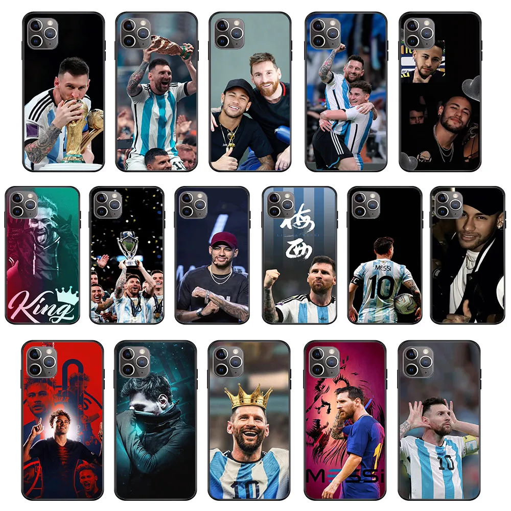 

KK-29 Messi King Silicone Case For Samsung Note 8 9 A8 A6 A22 S21 FE Ultra A13 A33 A53 A9 Plus
