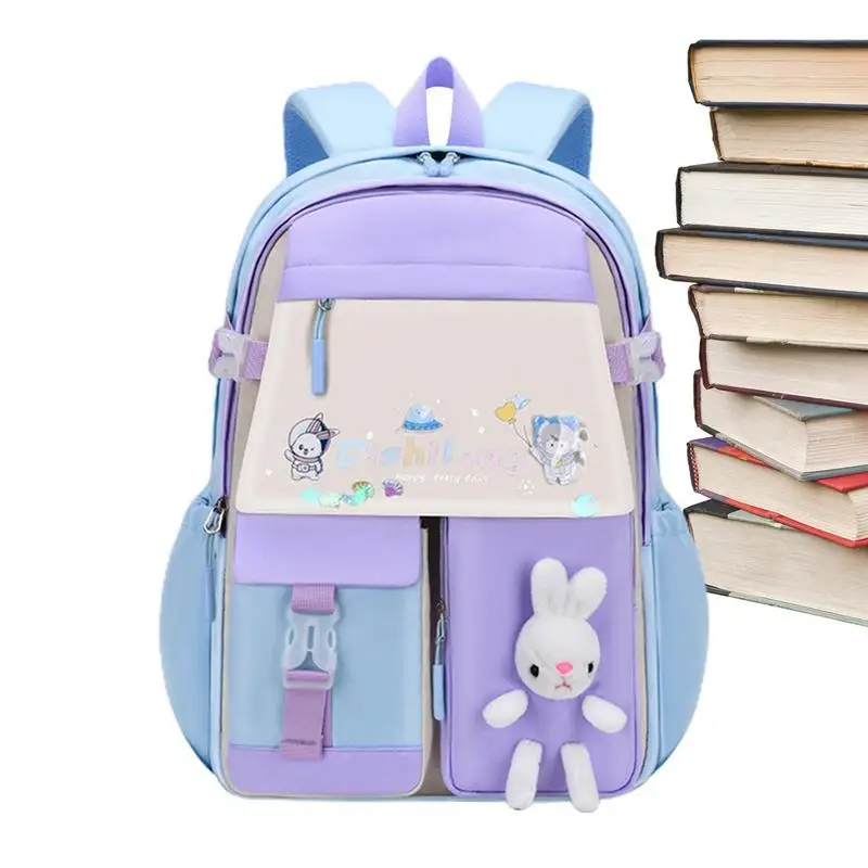 

Bunny Backpack Toddler 18inch Breathable Cute Bunny Princess Kids Backpacks For Girls Kids Backpacks For Spine Protection School
