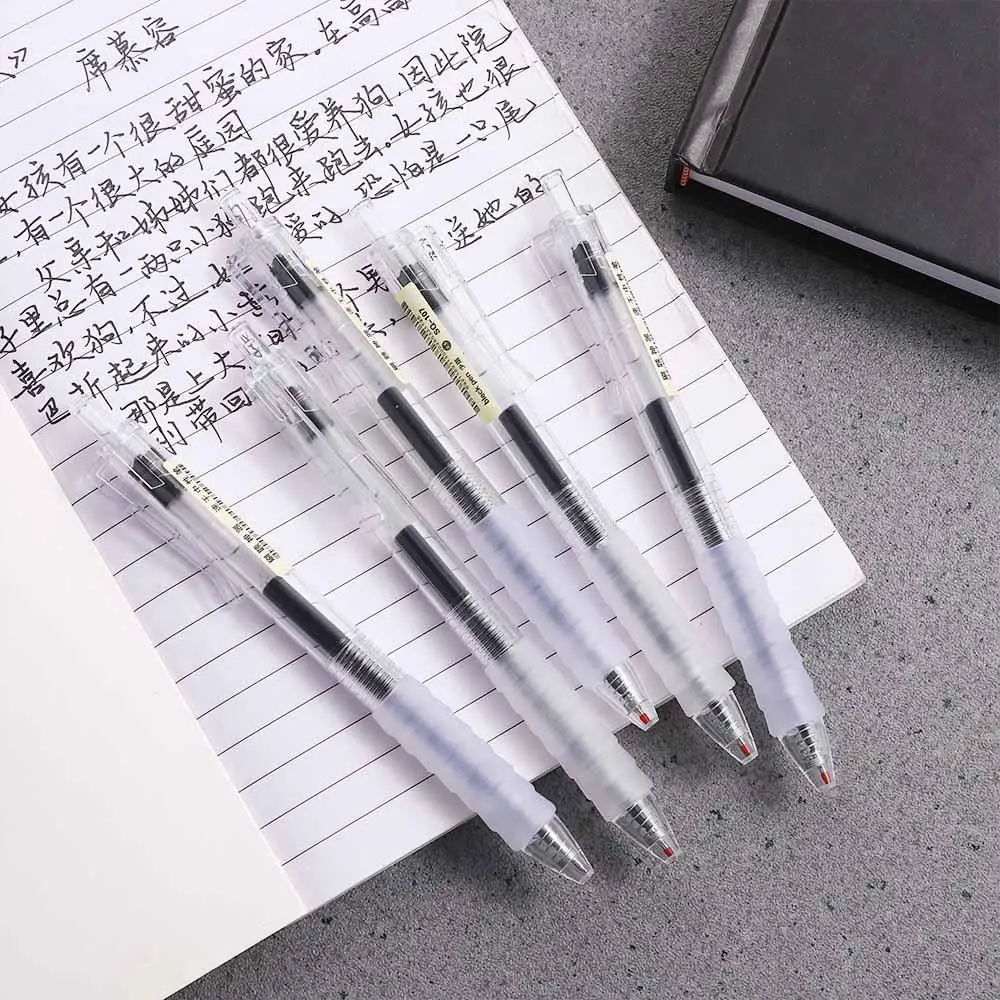 

in Fingers Office Accessories Ballpoint Pen Business Signature Pen 0.5mm Writing Gel Pen Retractabl Neutral Pen Set