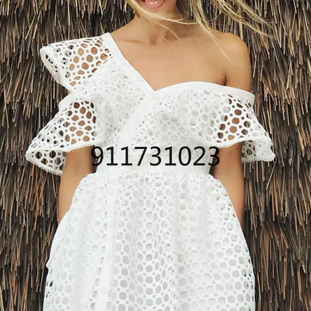 Белое Африканское длинное женское Платье макси с V-образным вырезом открытыми