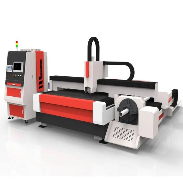

CO2 Laser Cutting Machine Modern Design 1000w 2000w Germany IPG Fiber Laser Pipe Cutting 6000*200mm Cutting Area 3015 Siemens
