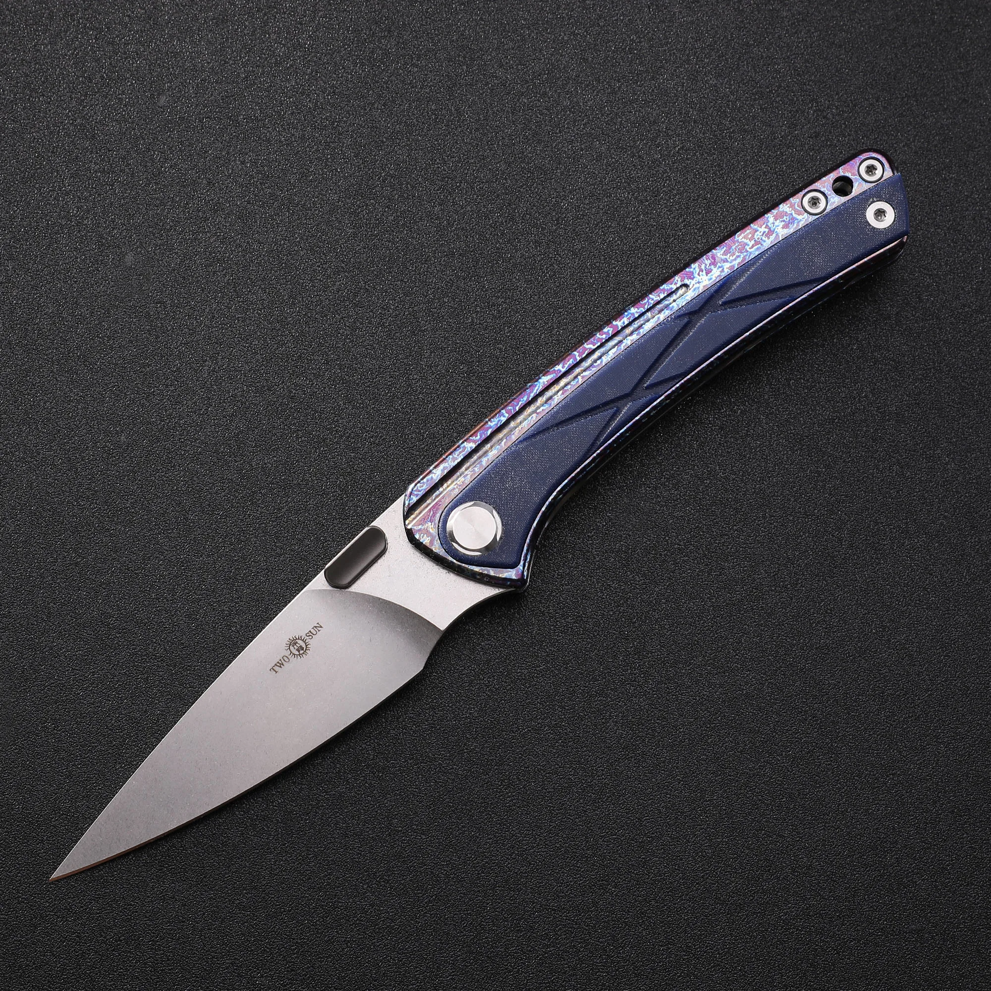 Складной нож TwoSun TS171 D2 сталь TC4 ручка EDC гаджеты для выживания на открытом воздухе