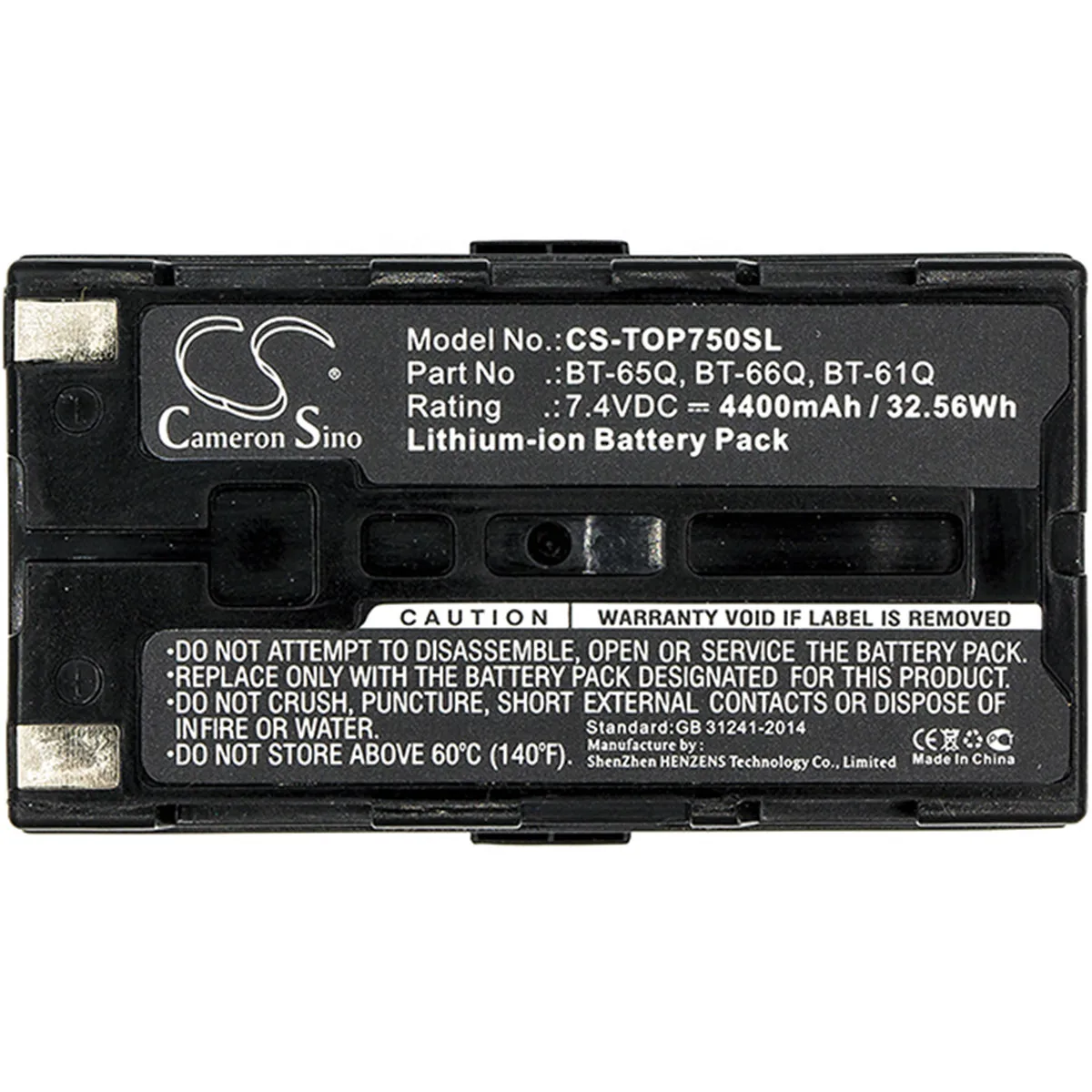 

Cameron Sino 4400mAh Battery for Topcon GTS-750 GPT-700 GPT-7000 GPT-750 GPT-7500 GPT-9000 FC-2000 FC-2200 FC-2500