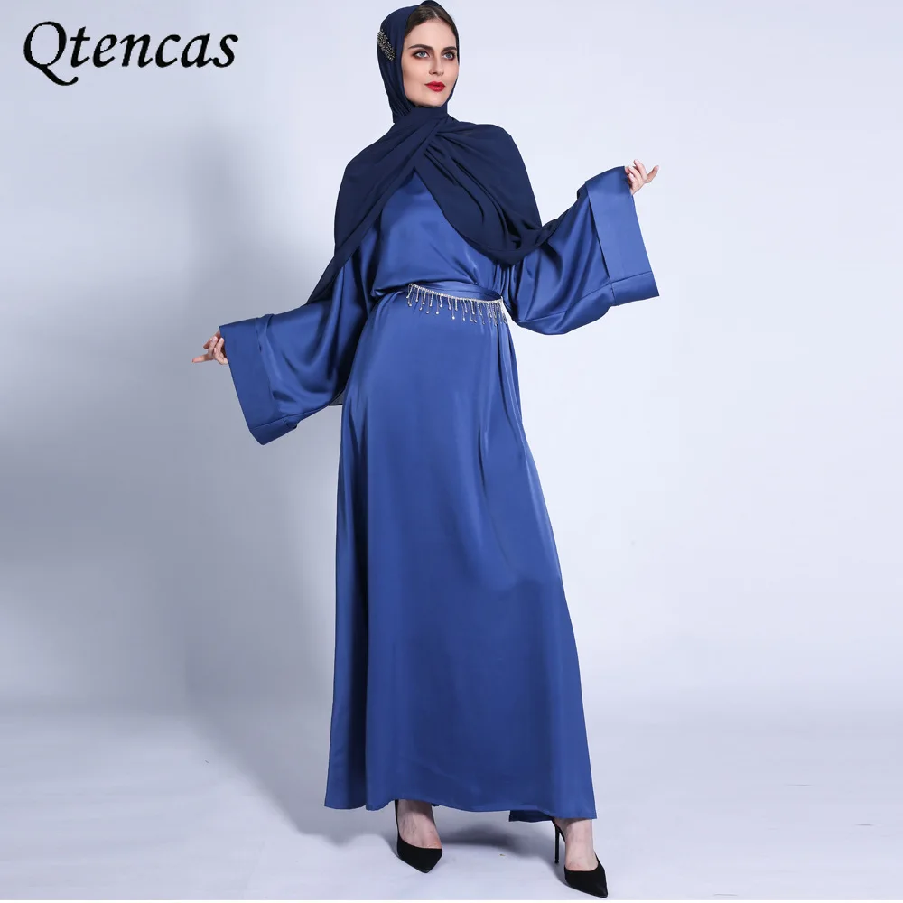 

Eid Mubarak Abayas for Women Dubai Abaya Turkey Matte Solid Loose Tassel Muslim Fashion Hijab Dress Ramadan Islam Long Dresses