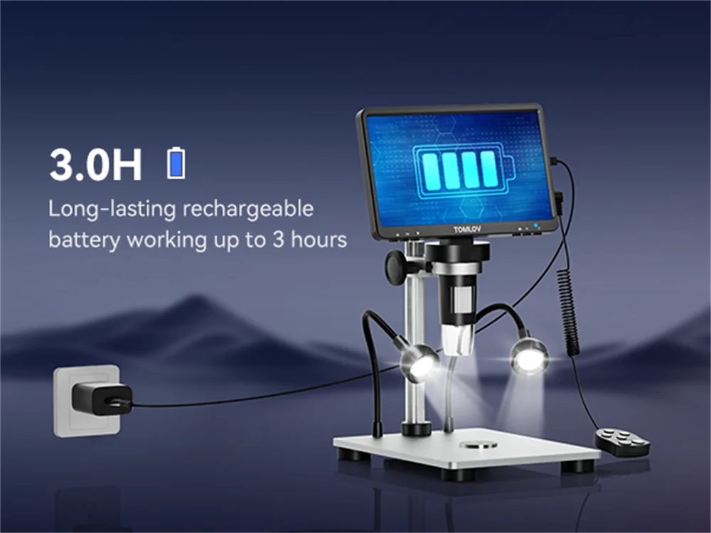 TOMLOV DM9 Цифровой микроскоп 1200X