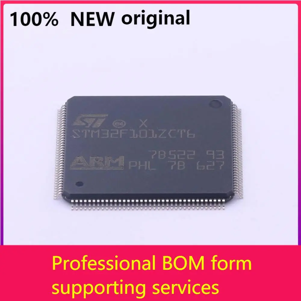 

MCU 32-bit STM32F ARM Cortex M3 RISC 256KB Flash 2,5 V/3,3 V 240-контактный LQFP Tray-лоток STM32F101ZCT6 144 оригинал