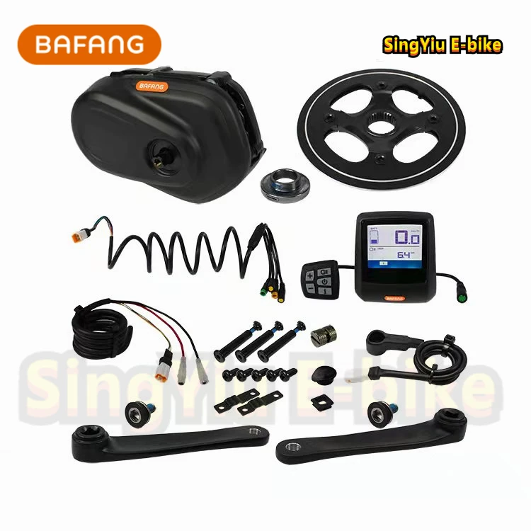 

E-BIKE BAFANG Mid Motor M400/G33/G330 36V 250W-300W Torque Mid Motor DPC07 Display Electric Moped Modified Motor 8FUN