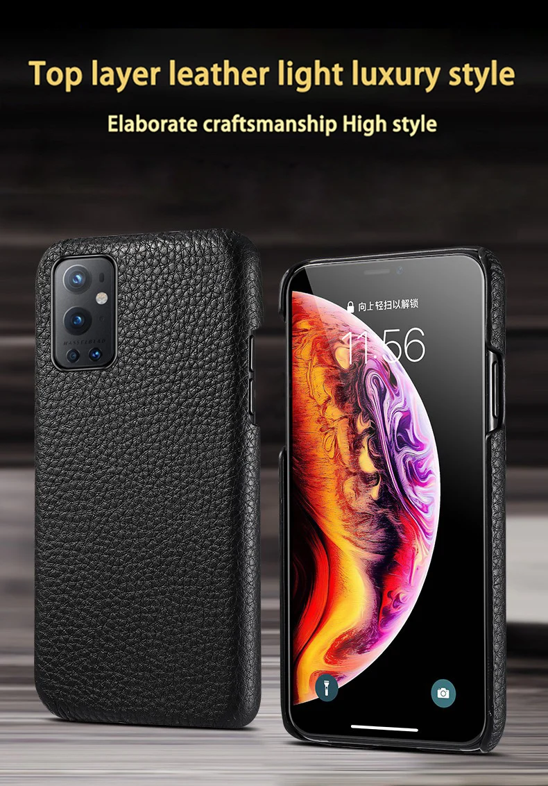 

Suitable For Oneplus 10 Leather Phone Case New Lychee Pattern Suitable For 9 8 7 Pro T Nord20 200 100 Series