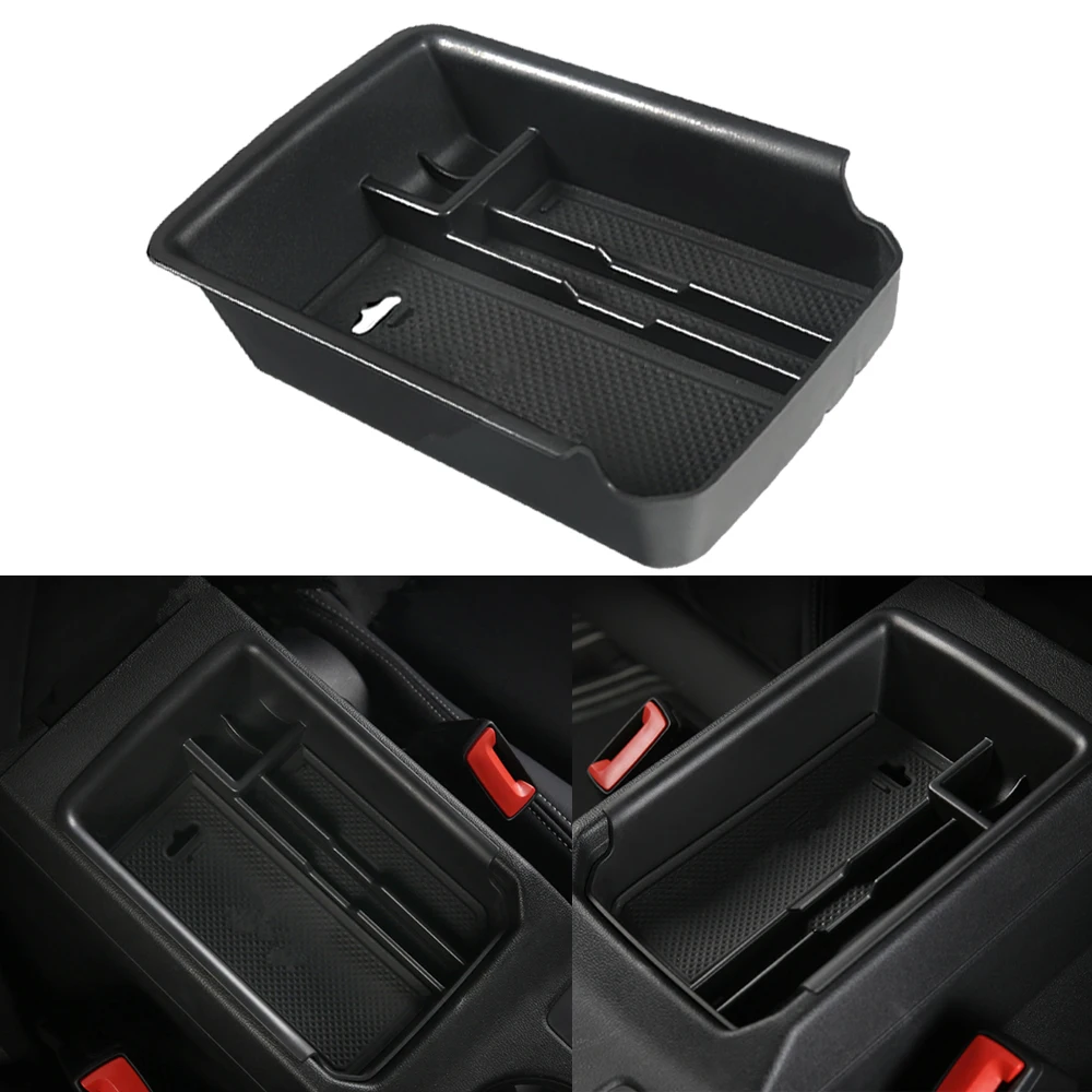 

For Audi A3 8Y Sedan Hatchback Sportback 2020 2021 Car Black Front Console Armrest Glove Storage Box Tray Container Organizer