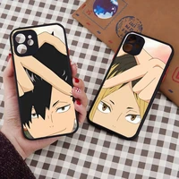 oya haikyuu love volleyball anime phone case matte transparent for iphone 7 8 11 12 13 plus mini x xs xr pro max cover