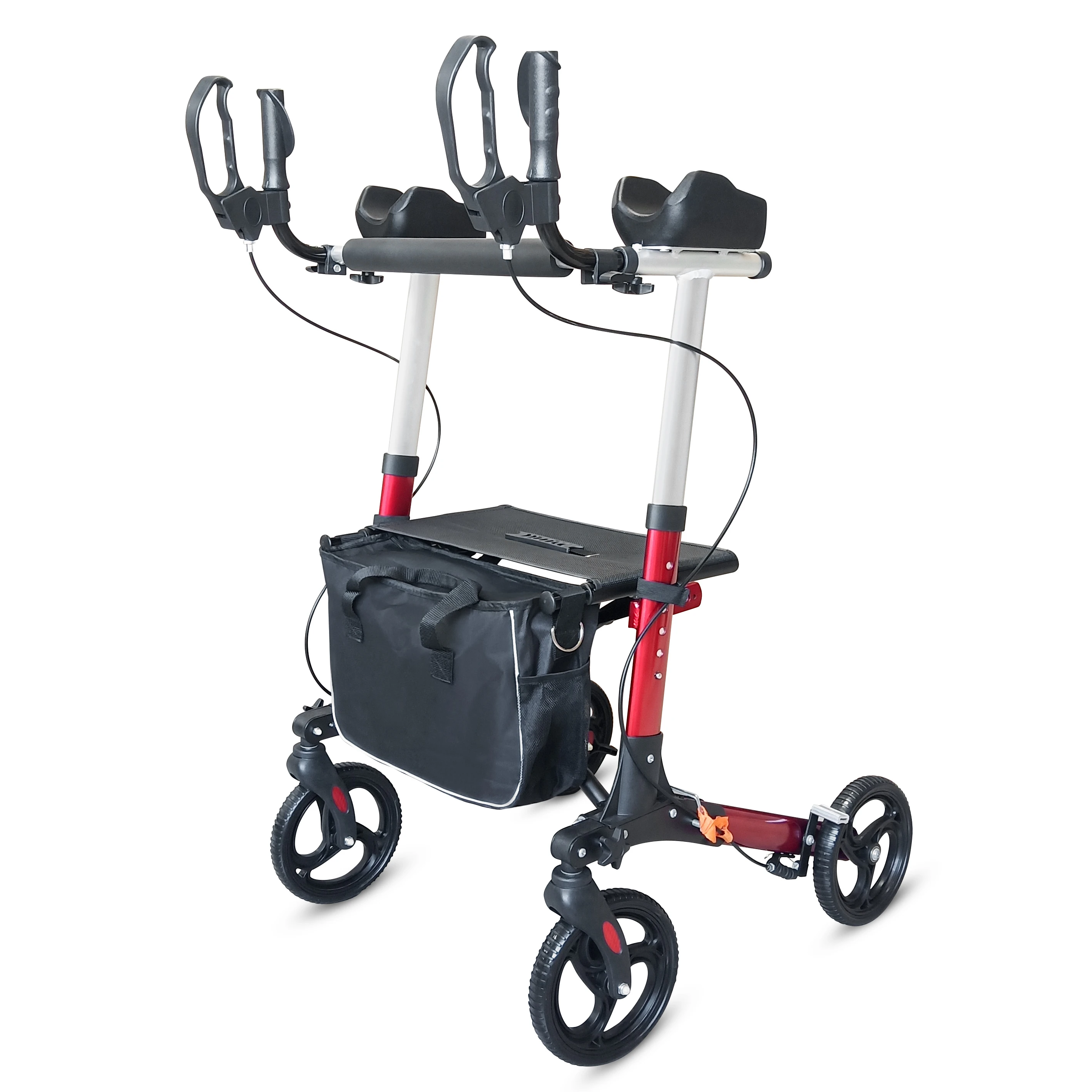 

Lightweight Mobility Four Wheel Rollator Walkers With Seat